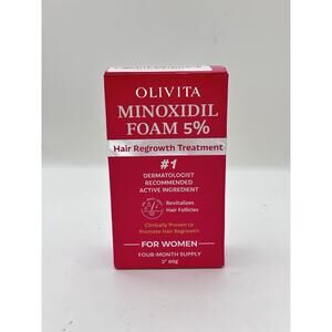 OLIVITA 5% Minoxidil Foam Women Extra Strength Hair Regrowth Treatment (NEW)